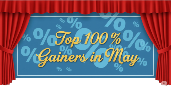 Top 100 Percent Gainers in May